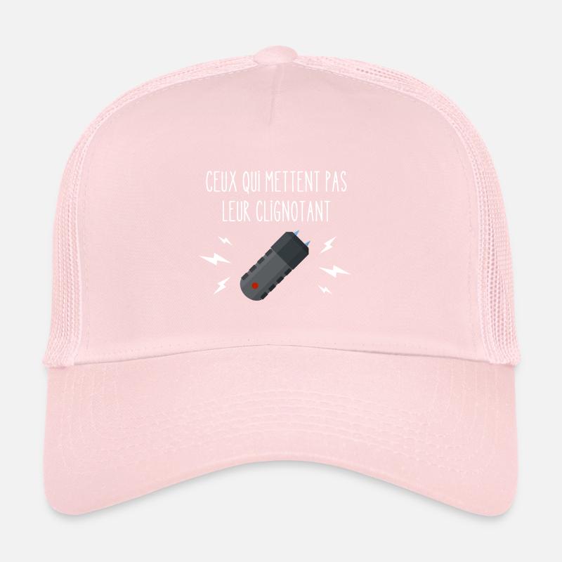 ceux qui mettent pas leur clignotant Casquette trucker 