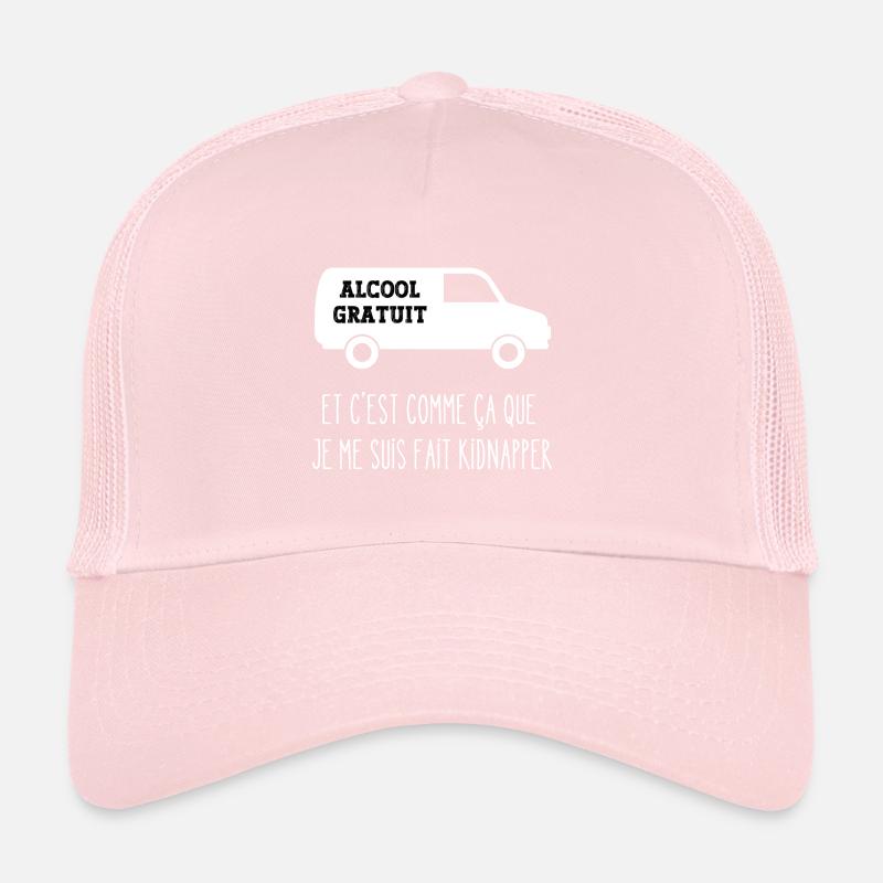 alcool gratuit Casquette trucker 