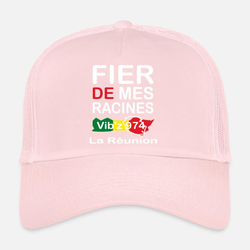 Fier de mes origines 974 Casquette trucker 
