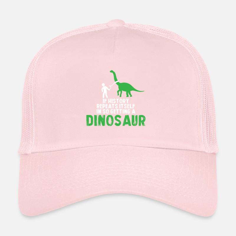 Ich möchte ein Dino sein Geschenk Tier tot Trucker Cap