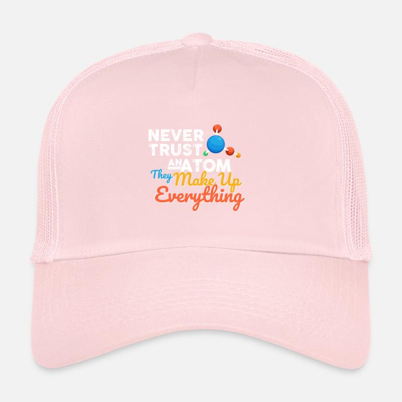 Naturwissenschaft Chemie Mathe Physik Nerd Atom Trucker Cap