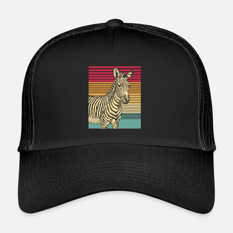 Zebra Retro Gift Animal Nature Safari Stripes. Trucker Cap