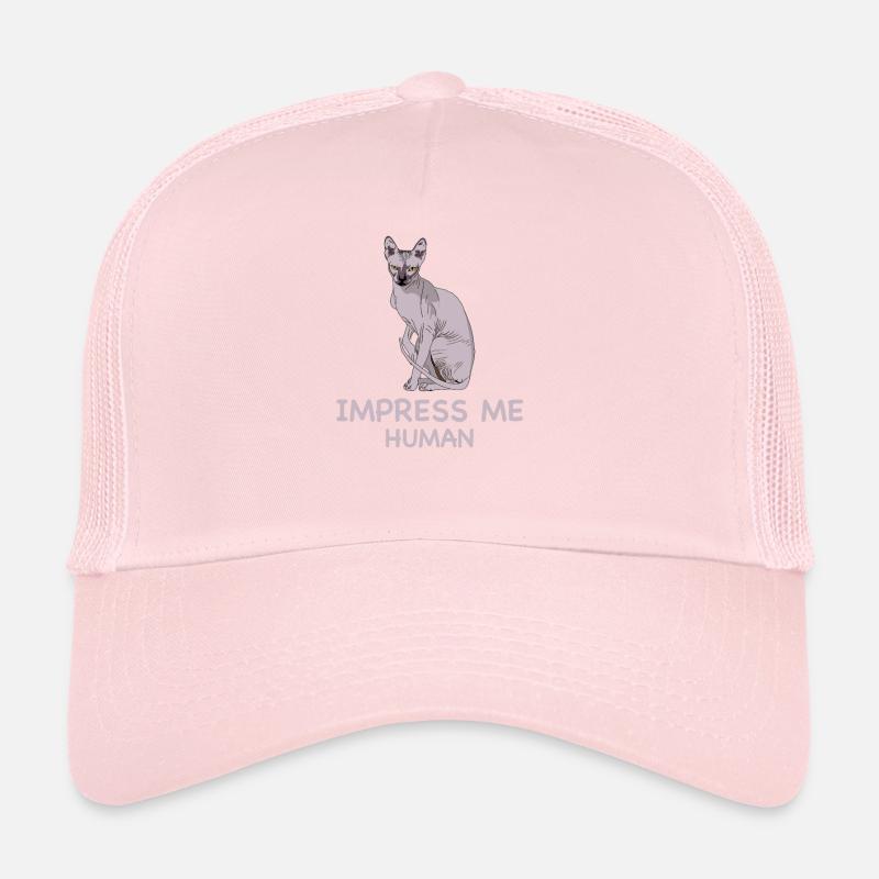 IMPRESSION le SPHYNX CAT I Chat Sphinx Sarcastique Casquette trucker 