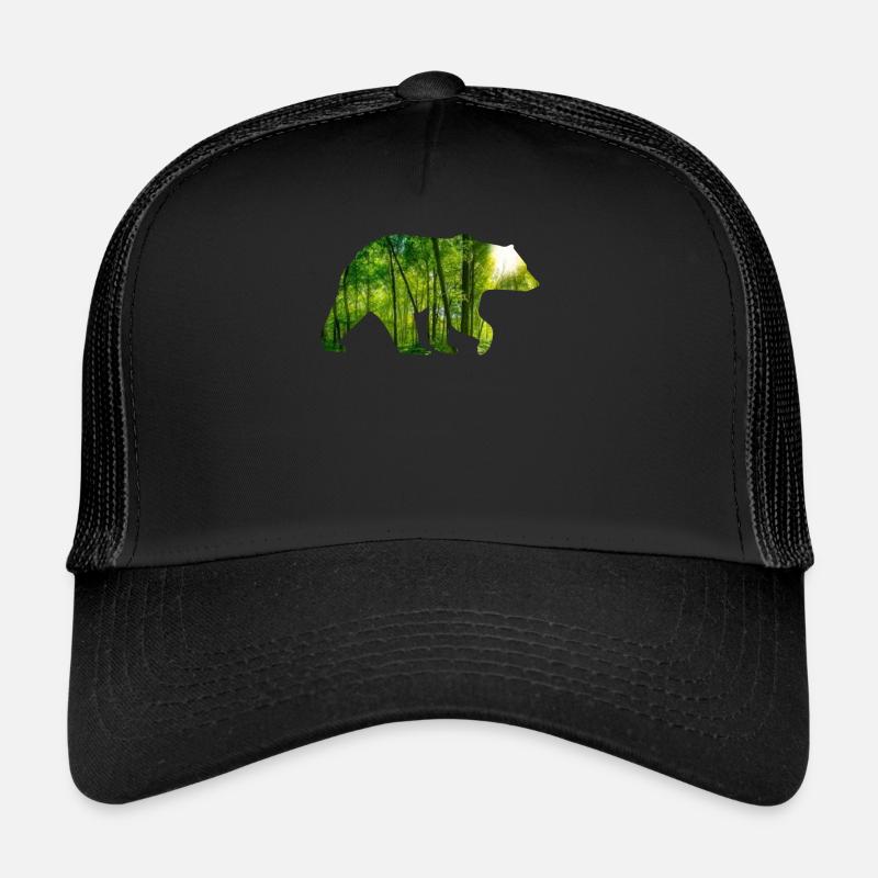Bär Waldfreund Geschenkidee Trucker Cap