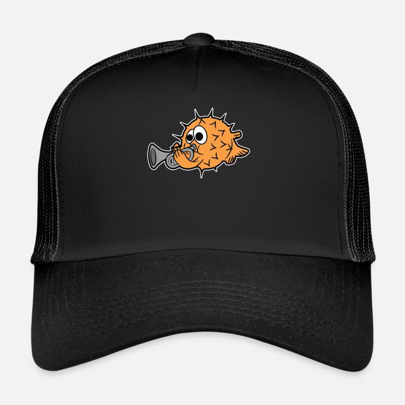 puffer fish Trucker Cap