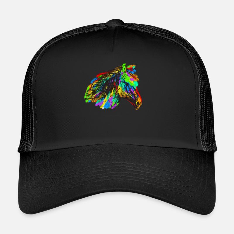 Buntes Pferd Trucker Cap