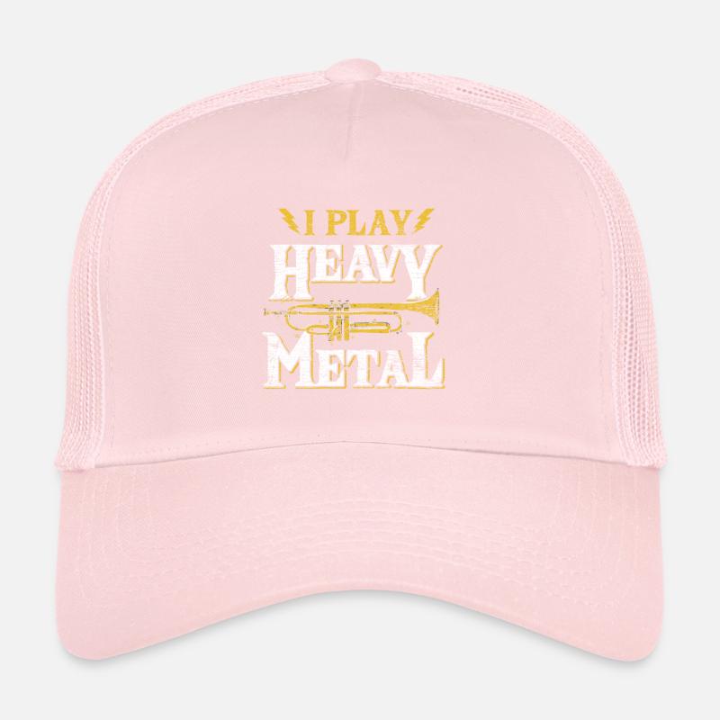 Trompete Mädchen Instrument Musik Noten Geschenk Trucker Cap