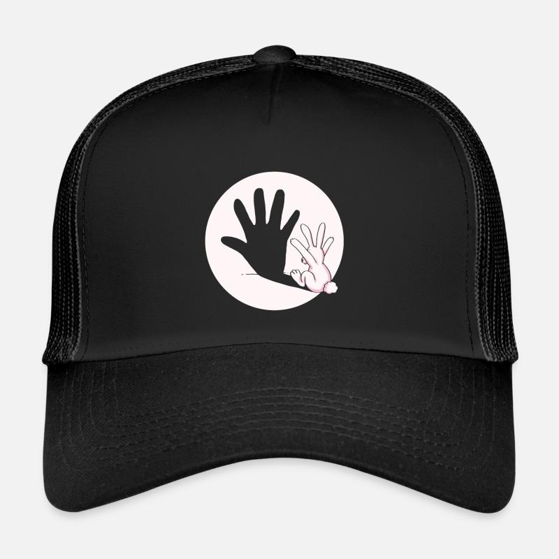 Lapin Lapin Ombre Main Idée Cadeau Pâques Casquette trucker 