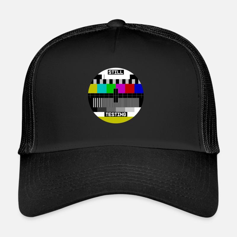 Still Testing Test Image test screen - Trucker Cap - black/black