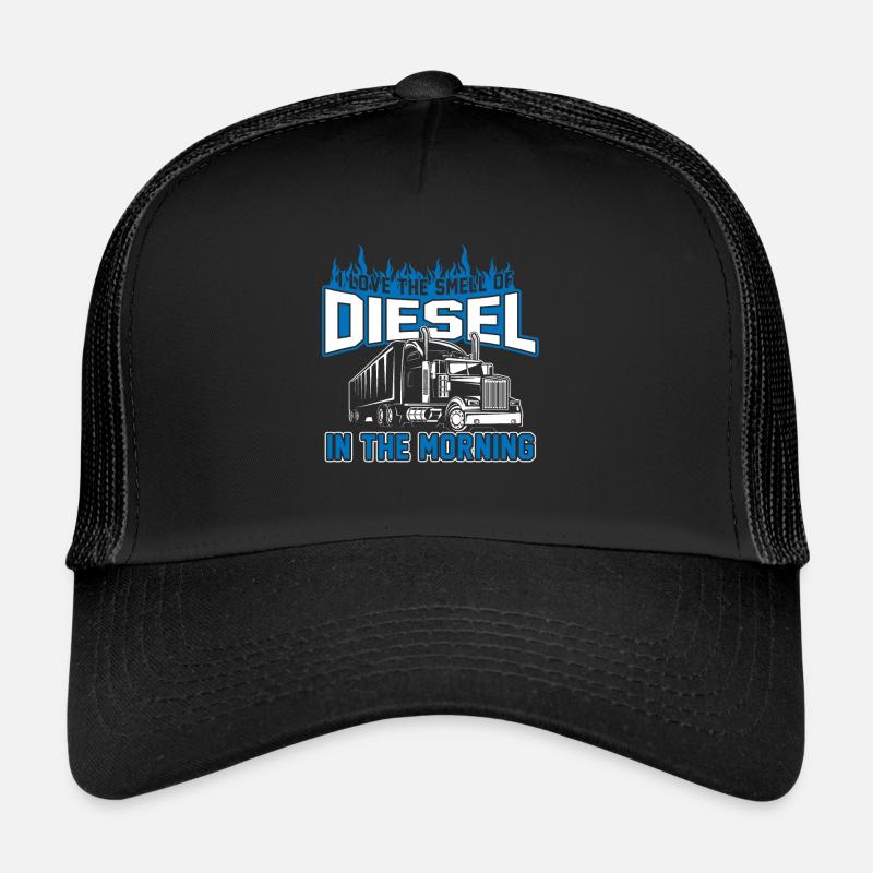 Diesel - Trucker Cap - Schwarz/Schwarz