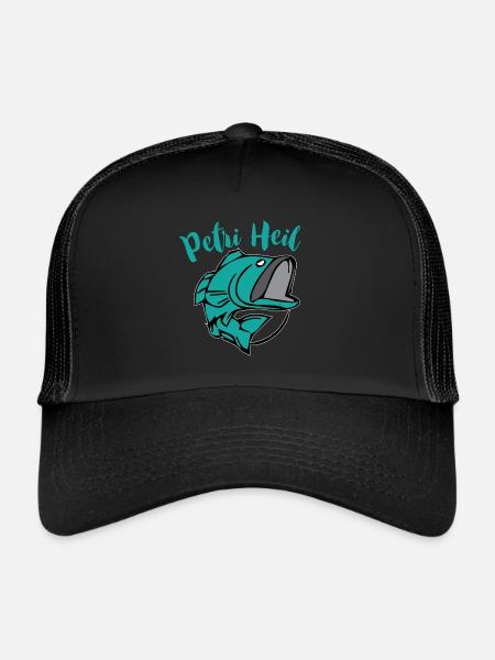 Petri Heil - Trucker Cap - Schwarz/Schwarz