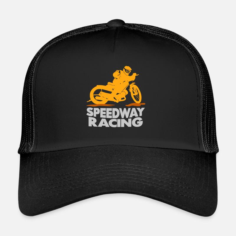 Speedway racing - Trucker Cap - black/black