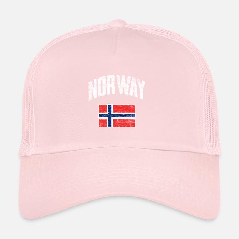 Drapeau norvégien Casquette trucker 
