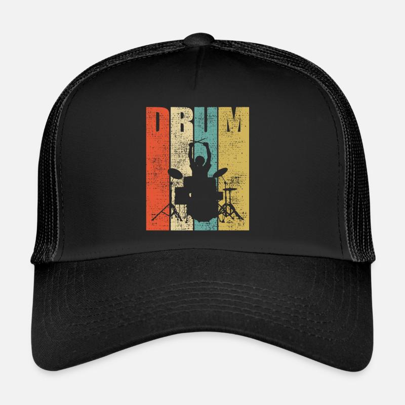 Drums Drum Drumline Drumline - Casquette trucker  - noir/noir