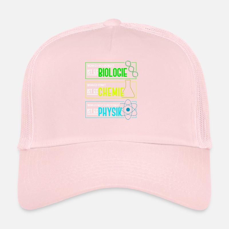 Biology - Chemistry - Physics Scientists Teachers Trucker Cap