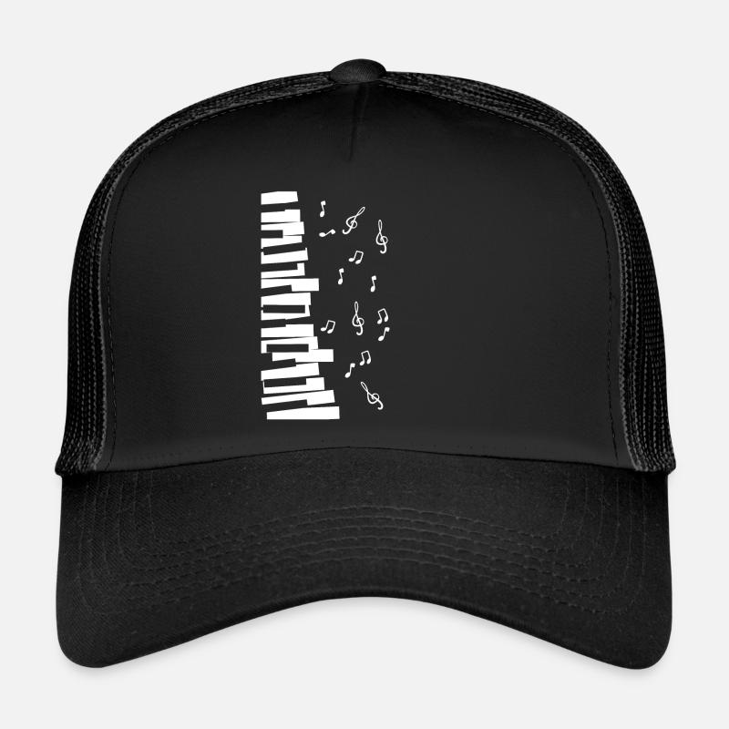 Klavier - Trucker Cap - Schwarz/Schwarz