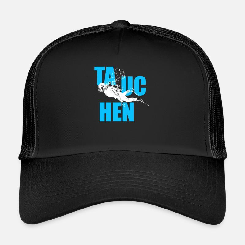 dive - Trucker Cap - black/black