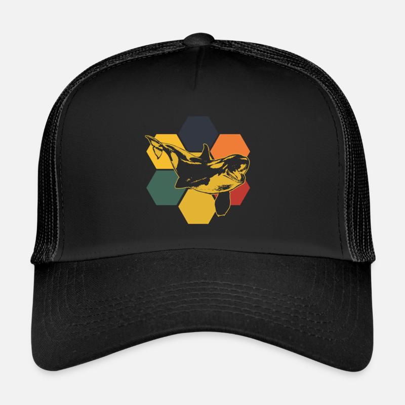 Orca - Casquette trucker  - noir/noir
