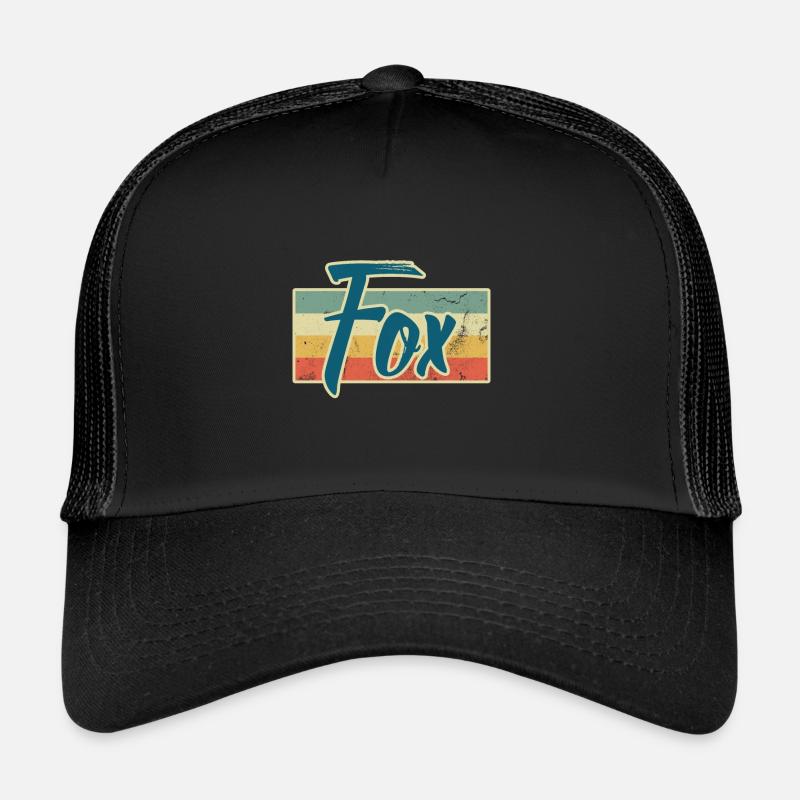 Cadeau intelligent de forêt de renard Casquette trucker 