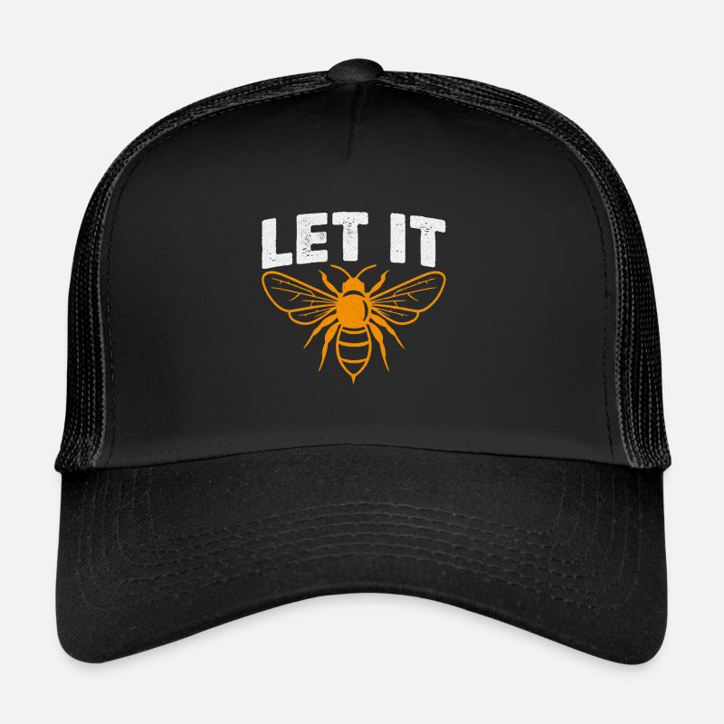 Let It Bee Honey Bees beekeepers beehiver Gift Trucker Cap