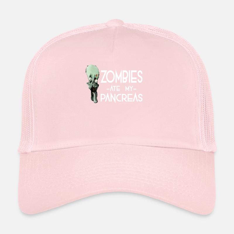 Zombies ate my Pancreas - Horror Zombie Ghost Gift Trucker Cap