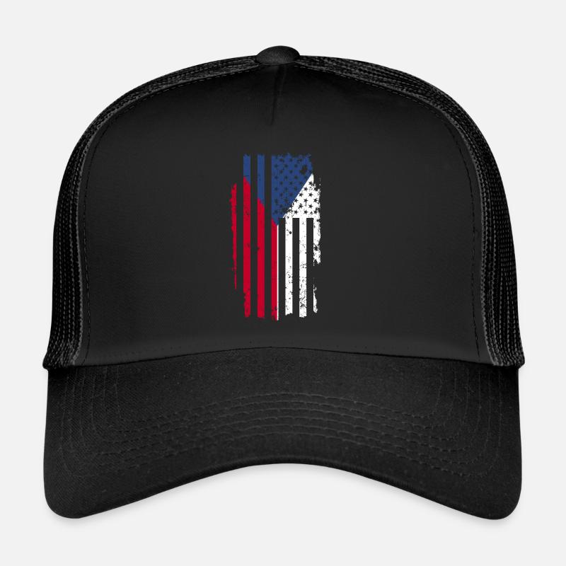 Czech Republic - Trucker Cap - black/black