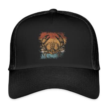 Krabbe - Trucker Cap - Schwarz/Schwarz - Vorne