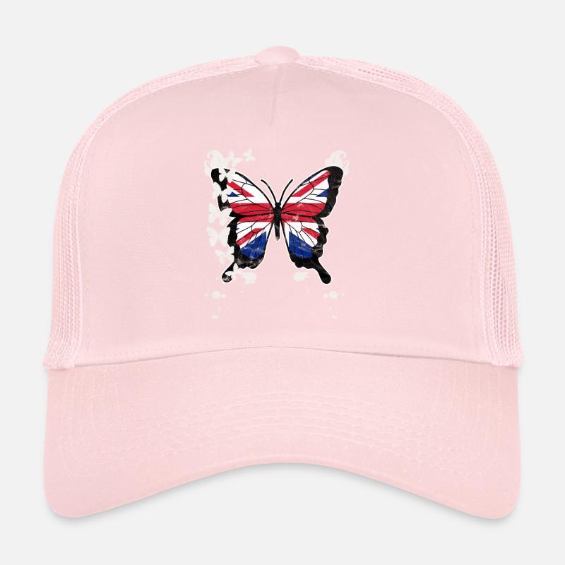 Butterfly Union Jack Trucker Cap