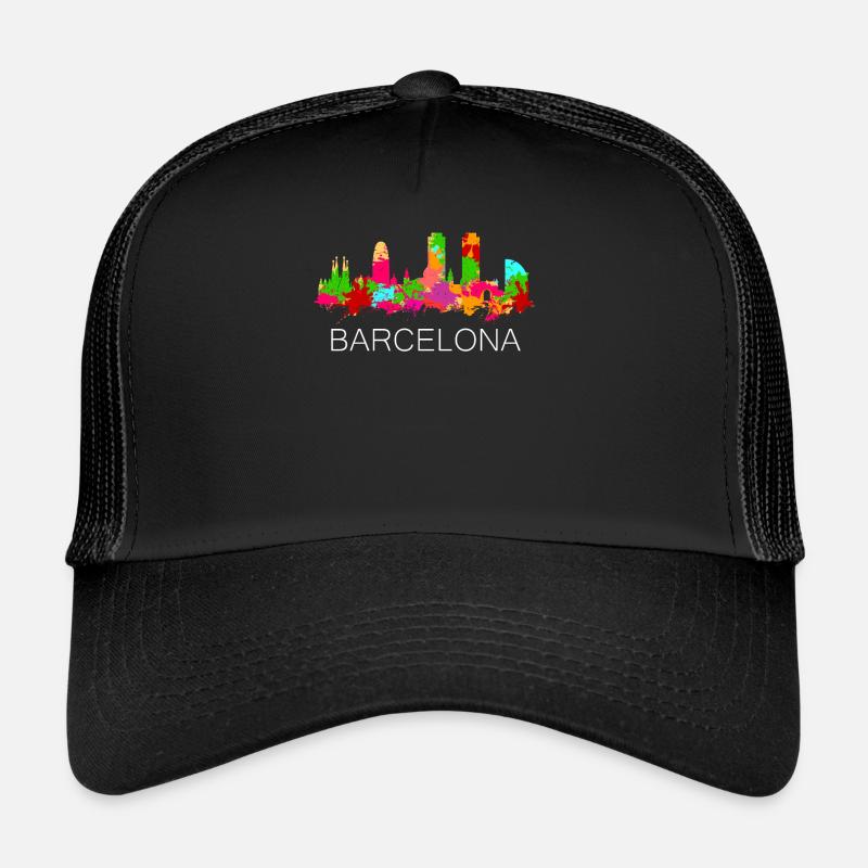 Barcelona - Trucker Cap - black/black