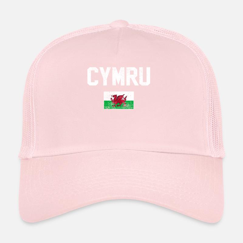 Drapeau du Pays de Galles Vintage Casquette trucker 