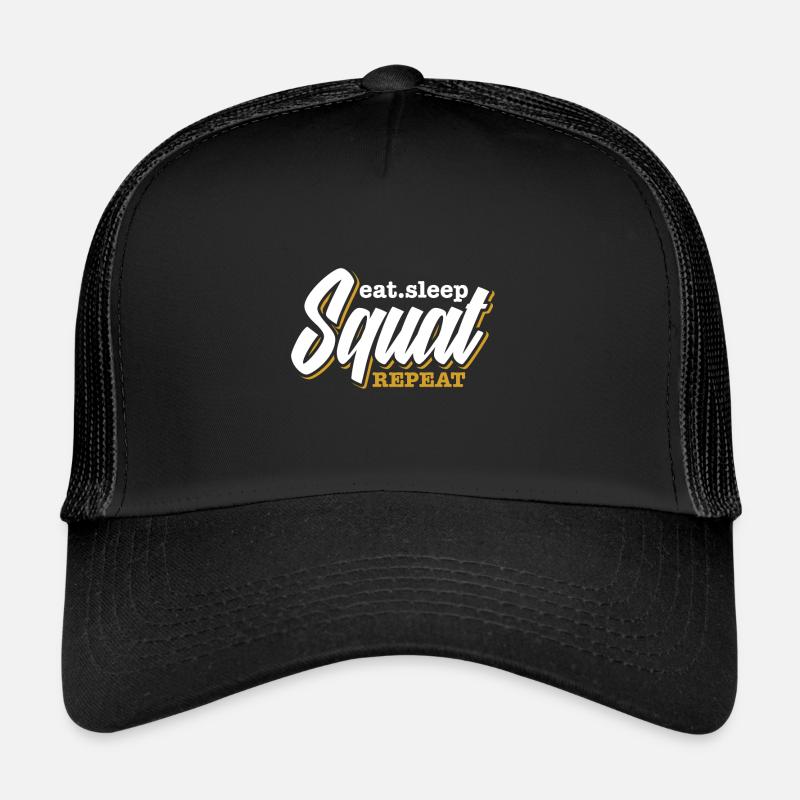 Sport de force - Casquette trucker  - noir/noir