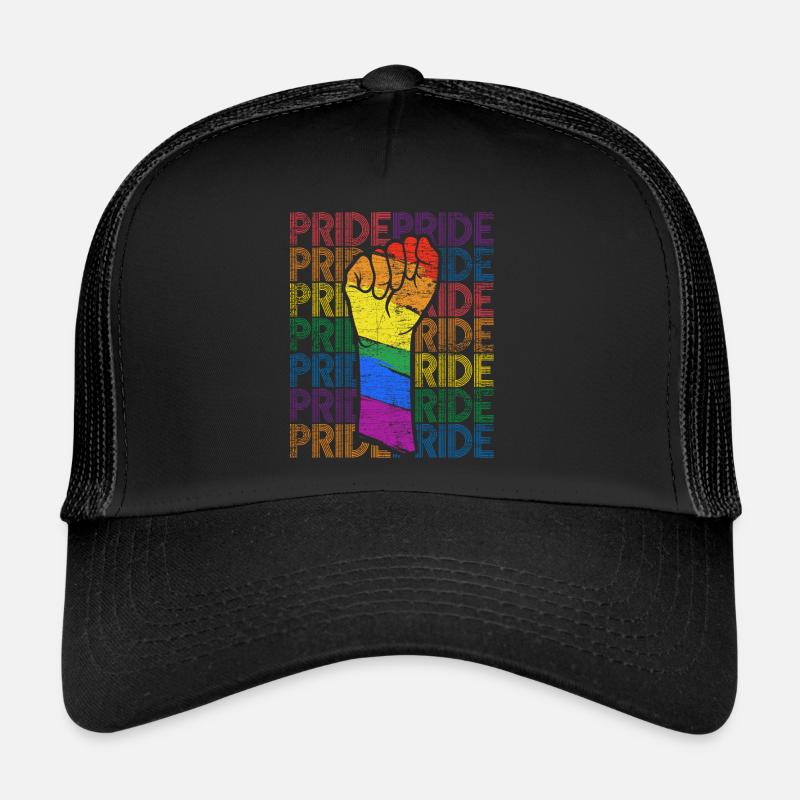 Gay Pride Casquette trucker 