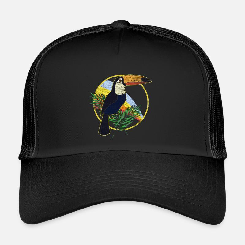 Tukan - Trucker Cap - Schwarz/Schwarz