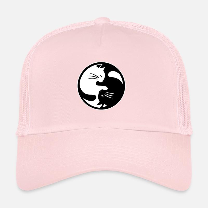 Ying Yang cat Trucker Cap