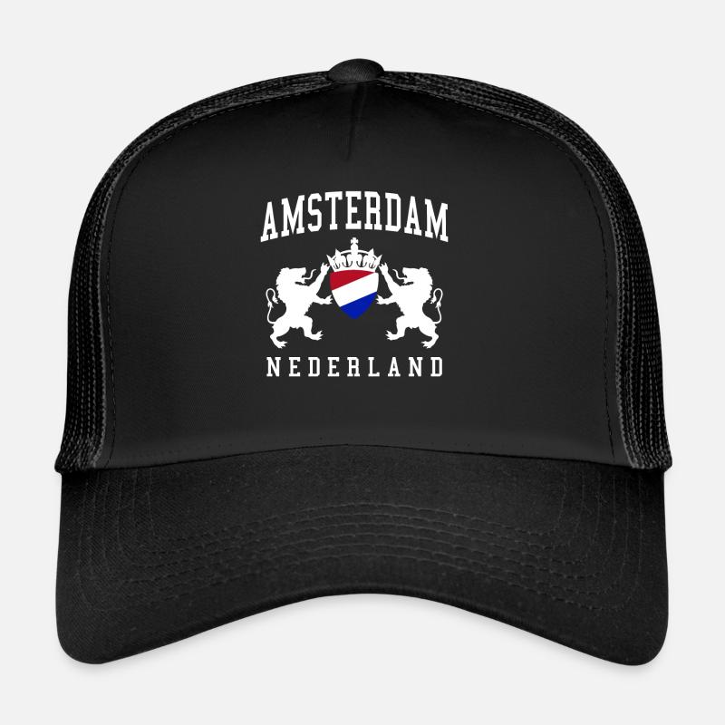 Amsterdam Amsterdam Amsterdam Trucker Cap