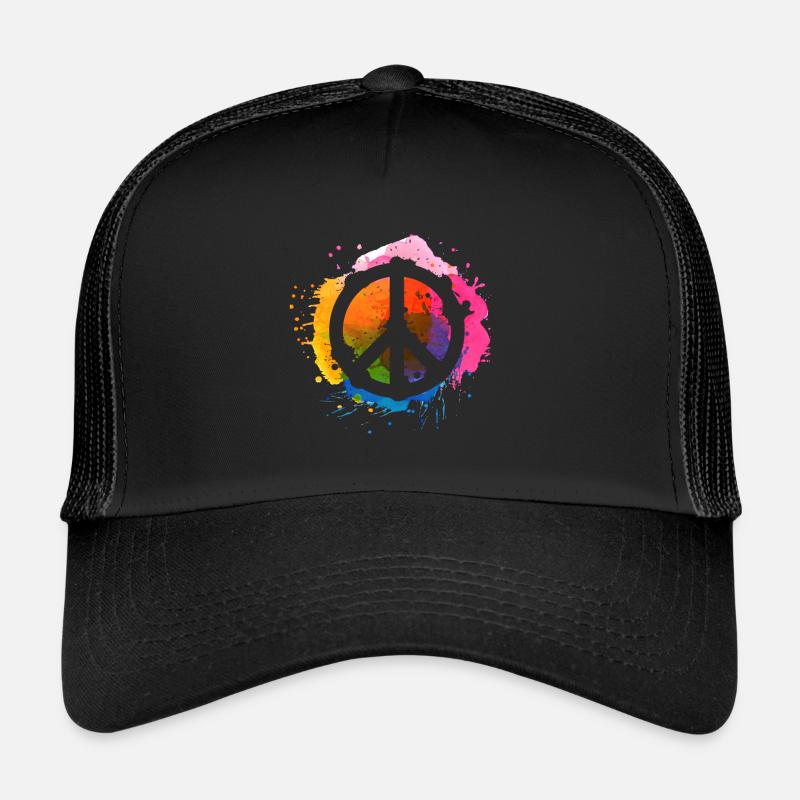 Peacezeichen Trucker Cap