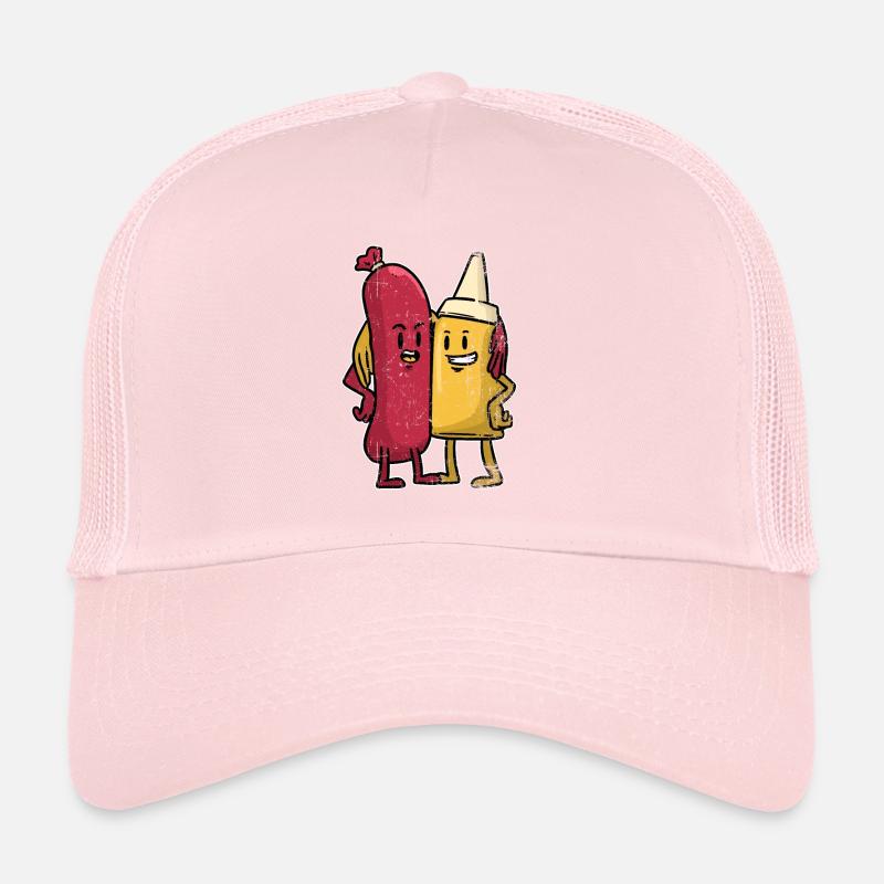 Currywurst Deutsche Gericht Wurst Fritten Geschenk Trucker Cap