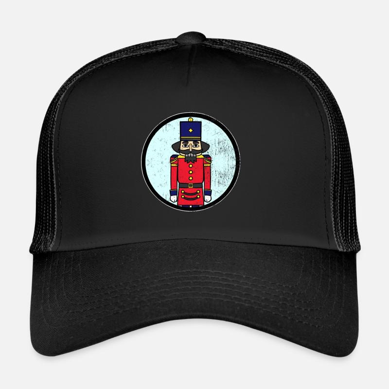 Nutcracker walnuts Christmas time gift - Trucker Cap - black/black