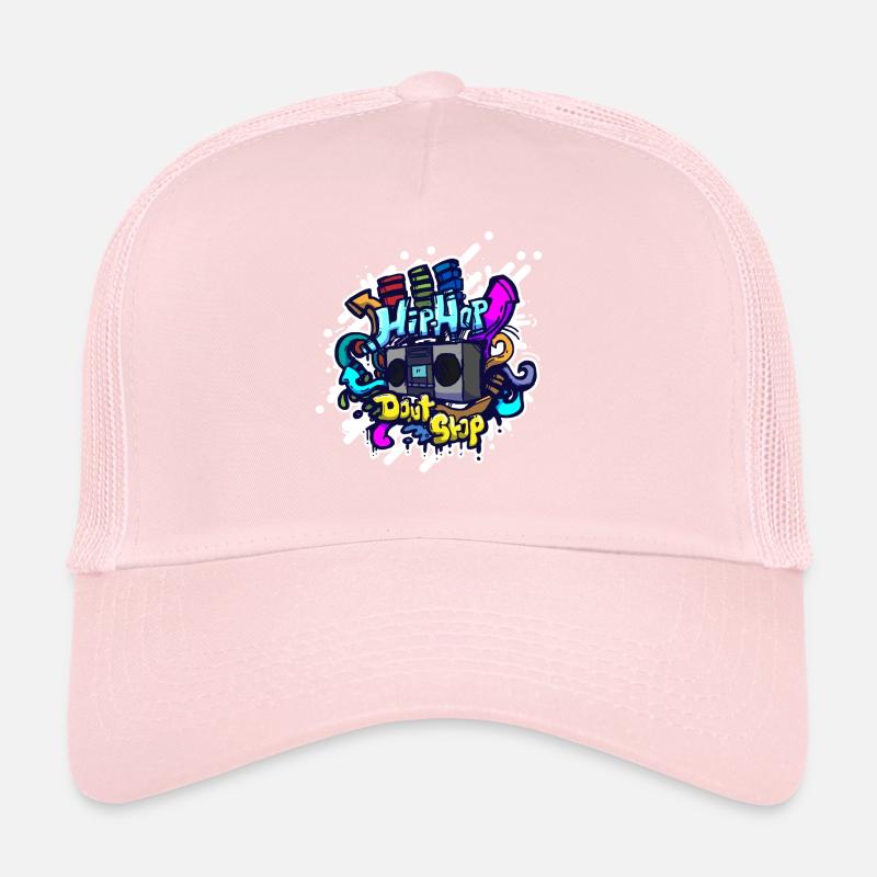 Hip Hop classique graffiti ghettoblaster Casquette trucker 