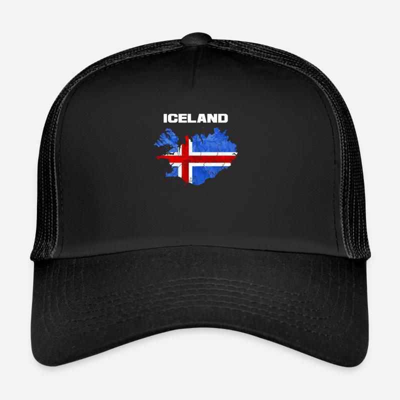Iceland - Trucker Cap - black/black