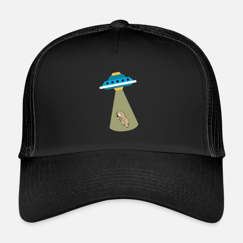 Alien Baby Sloth OVNI Abduction Mignon Casquette trucker 