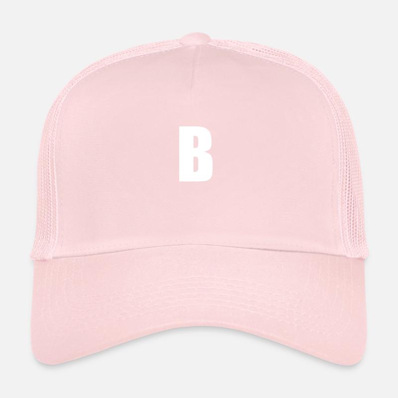 Buchstabe B b Trucker Cap