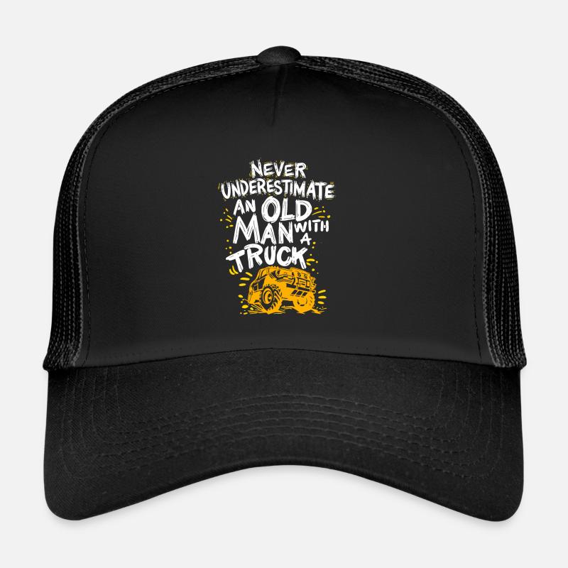 SUV SUV Trucker Shirt Gift - Trucker Cap - black/black
