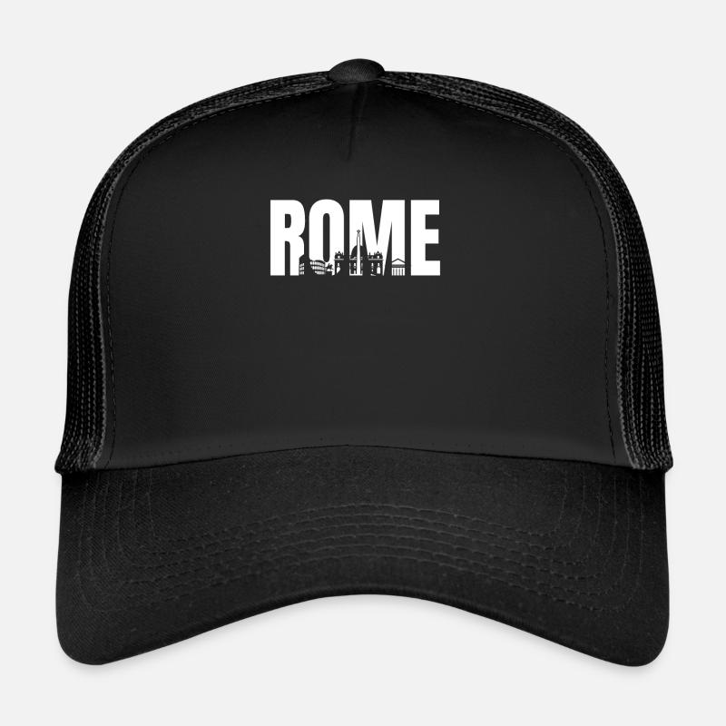 Rom - Trucker Cap - Schwarz/Schwarz
