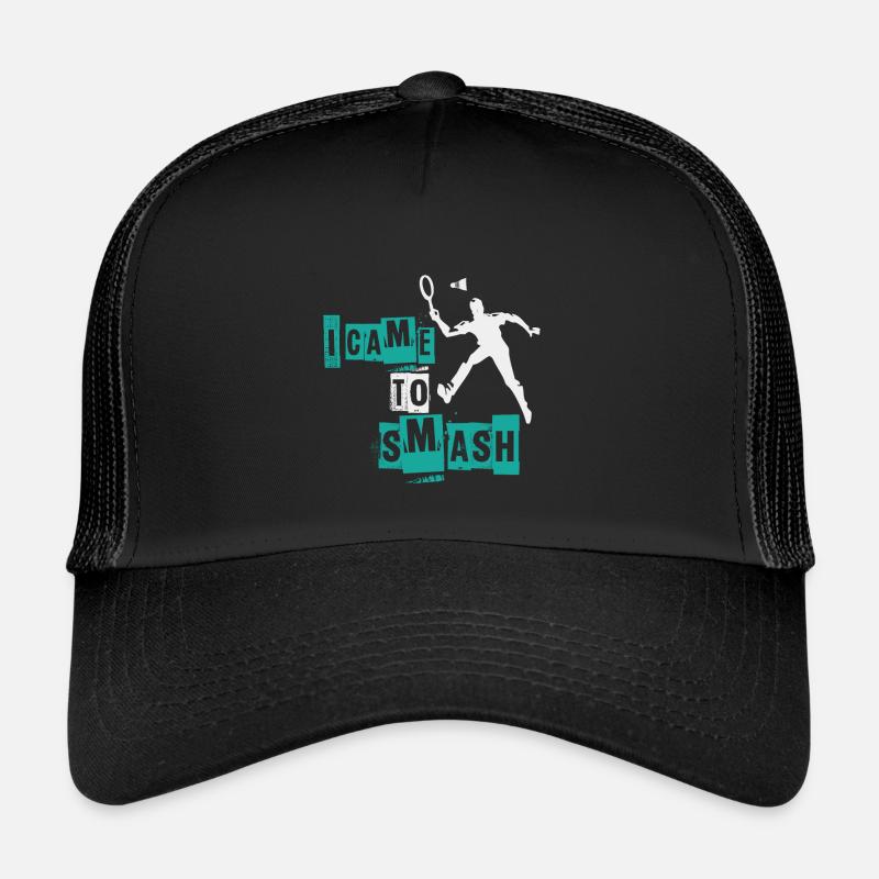 Badminton badminton - Casquette trucker  - noir/noir