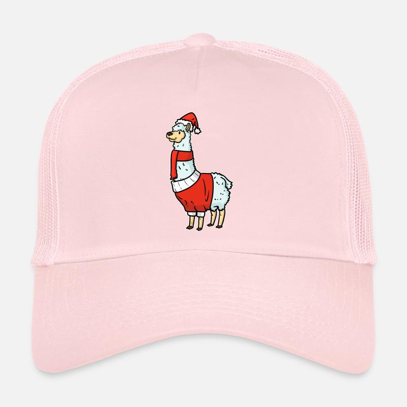 Llama Santa Trucker Cap