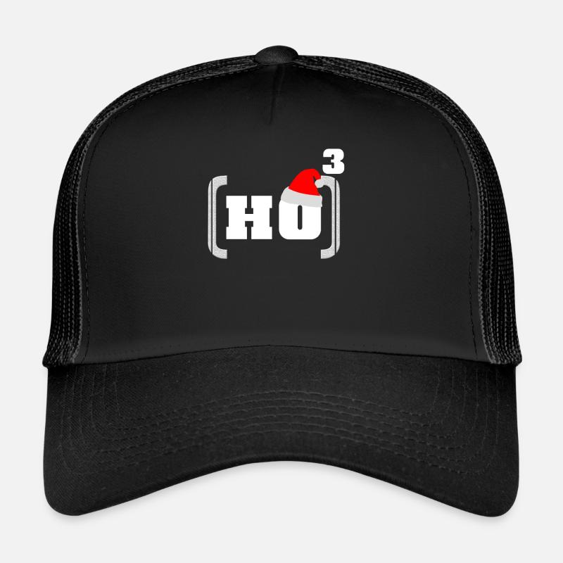 Hohoho Maths Christmas - Trucker Cap - Schwarz/Schwarz