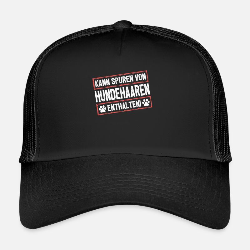 Hund - Trucker Cap - Schwarz/Schwarz