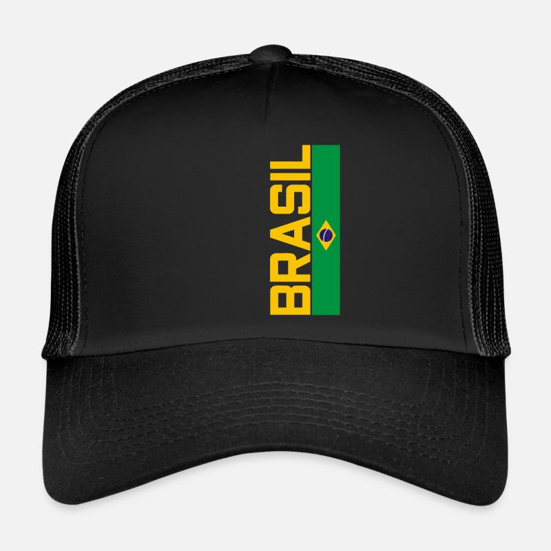 Retro Brazil jersey Trucker Cap