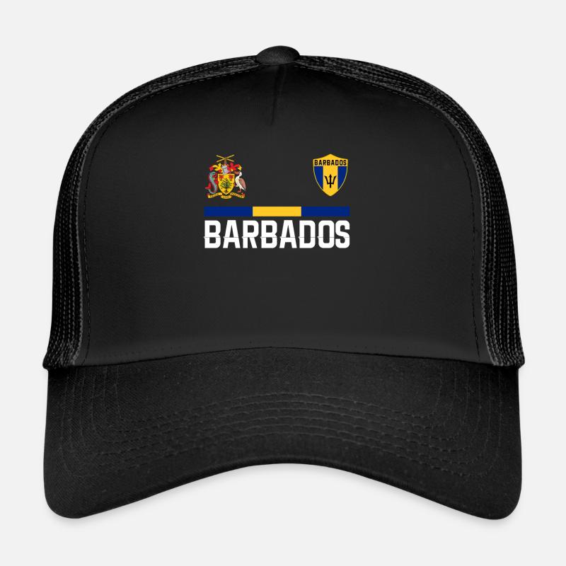 Trikot Barbados - Trucker Cap - Schwarz/Schwarz